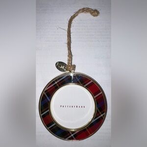 Pottery Barn Gold Ornament with Twine